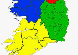 Provincial Map Of Ireland Counties Of the Republic Of Ireland