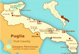 Puglia Italy Map Location Maps and Places to See In Puglia