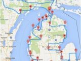 Pure Michigan Map Pure Michigan Road Trip Hits 43 Of the State S Best Spots Start