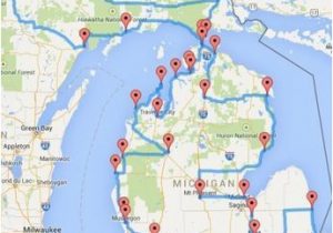 Pure Michigan Map Pure Michigan Road Trip Hits 43 Of the State S Best Spots Start