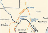 Quanah Texas Map Comanche Trails Map Our Indians Comanche Tribe Comanche Indians