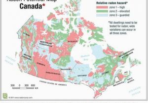 Radon Canada Map Radon Gas Map New Beautiful Radon Map Canada Maps Directions