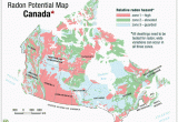 Radon Gas Map Michigan Radon Gas Map for Canada Potential Risk Of Radon Gas Contemporary