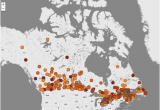 Radon Gas Map Michigan Radon Gas Map for Canada Potential Risk Of Radon Gas Contemporary