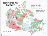 Radon Gas Map Michigan Radon Gas Map for Canada Potential Risk Of Radon Gas Contemporary