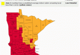 Radon Levels In Minnesota Map Radon Gas Map Elegant Radon Levels In Ia Counties Maps Directions