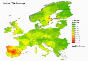 Radon Map Ireland Radon Map Europe Casami