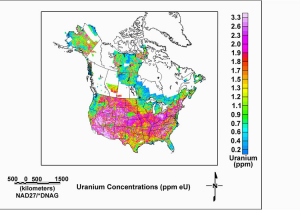 Radon Map Ohio Map Of Natural Radioactivity