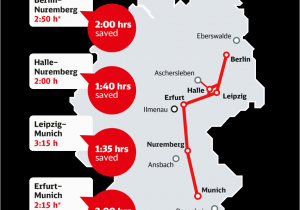 Rail Europe Experience Map Travel Between Berlin and Munich In Under 4 Hours