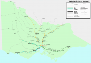 Rail Map Ireland Rail Transport In Victoria Wikipedia