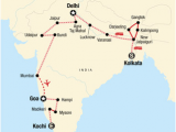 Rail Map Of France India Rail tours G Adventures