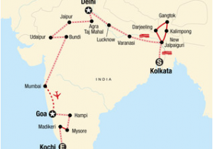 Rail Map Of France India Rail tours G Adventures