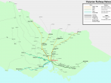 Rail Map Of Ireland Rail Transport In Victoria Wikipedia