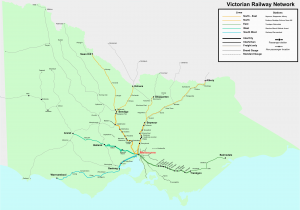 Rail Map Of Ireland Rail Transport In Victoria Wikipedia