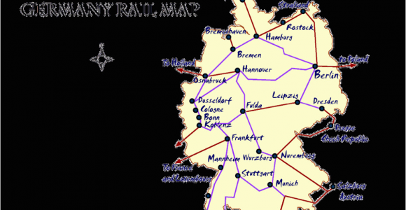 Rail Map Of Italy with Cities Germany Rail Map and Transportation Guide