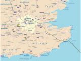 Rail Map Of southern England Rail Map Of southeast England Johomaps