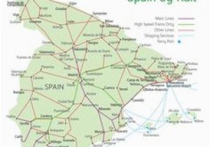 Rail Map Of Spain 48 Best Map Of Spain Images In 2019 Map Of Spain Spain Map