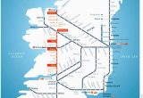 Rail Travel In Ireland Map Irish Rail Map 2010 Grannymar Travel Train Map Travel