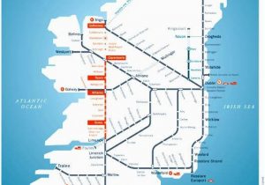 Rail Travel In Ireland Map Irish Rail Map 2010 Grannymar Travel Train Map Travel