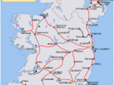 Rail Travel In Ireland Map Map Of Ireland Road Network Download them and Print