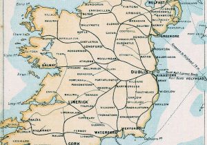 Rail Travel In Ireland Map Map Of Ireland Road Network Download them and Print