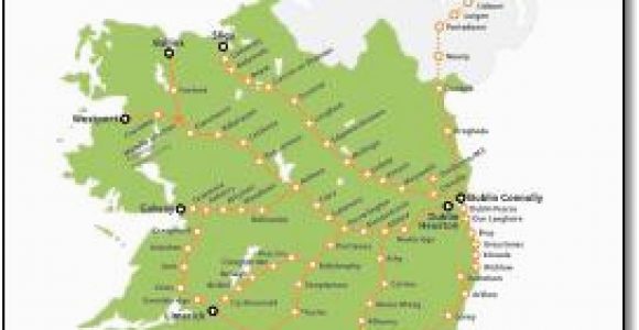 Rail Travel In Ireland Map Map Of Ireland Road Network Download them and Print