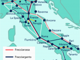 Rail Travel Italy Map Fdrmc Italy