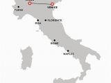 Rail Travel Italy Map Train From Venice to Milan Italiarail