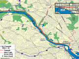 Rails to Trails Ohio Map the C O Canal Bicycling Guide Mile 0 Thru 10