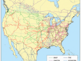 Railway Map Of Canada Rail Transportation In the United States Wikipedia