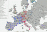 Railway Map Of Europe High Speed Rail In Europe Revolvy