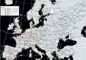 Railway Map Of Europe High Speed Rail In Europe Revolvy