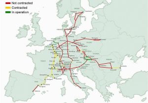 Railway Map Of Europe the Deployment Of Etcs An Important Test Case for Europe