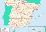 Railway Map Of Spain 100 Spain Map by Train Yasminroohi