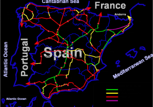 Railway Map Of Spain 100 Spanish Railway Map Yasminroohi