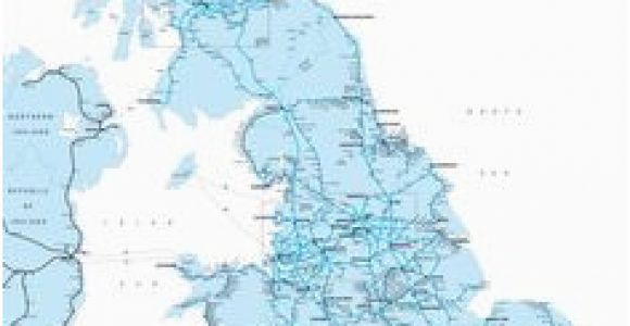 Railway Maps Of England 48 Best Railway Maps Of Britain Images In 2019 Map Of