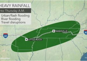 Rain Map Texas Severe Storms to Threaten Texas to Tennessee Into Wednesday Night