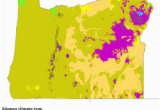 Rainfall Map oregon Climate Of oregon Revolvy