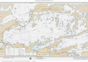 Rainy Lake Minnesota Map Amazon Com Rainy Lake West 1976 Tan Old Map Nautical Great Lakes