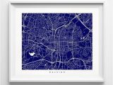 Raleigh California Map Raleigh north Carolina Street Map Print Usa Street Map Wall Art