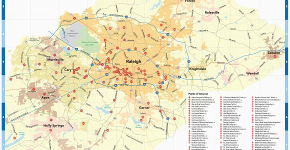 Raleigh north Carolina Zip Code Map Raleigh N C Maps Downtown Raleigh Map