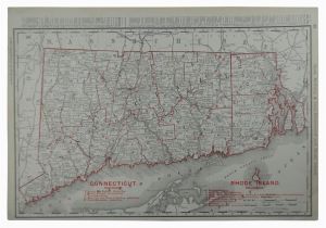 Rand Mcnally Map Of Texas 10 original Antique Maps Of American States by Rand Mcnally Circa