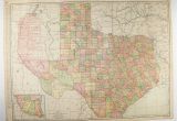 Rand Mcnally Map Of Texas Vintage Map Of Texas 1903 Very Large Texas Map Texas Railroad Etsy