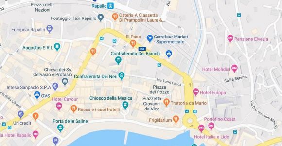 Rapallo Italy Map Central with Private Garage Has Terrace and Balcony Updated 2019