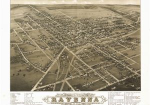 Ravenna Ohio Map Historical Map Of Ravenna Oh 1882