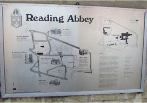 Reading England Map Reading Abbey Map Picture Of Terry S Reading Walkabouts