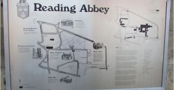Reading England Map Reading Abbey Map Picture Of Terry S Reading Walkabouts