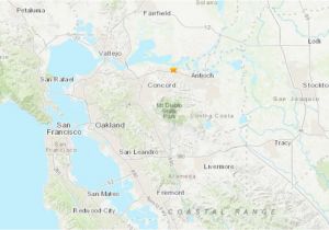 Recent Earthquake Map California Magnitude 2 5 Earthquake Strikes Near Pittsburg Ca Sfgate