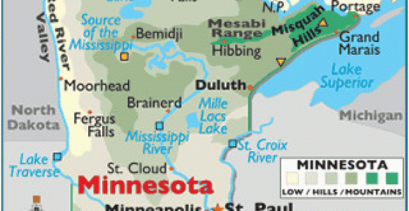 Red Lake Minnesota Map Minnesota Latitude Longitude Absolute and Relative Locations