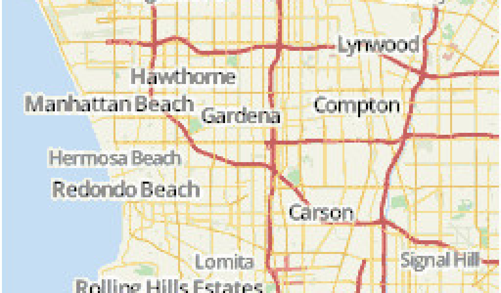 Redondo Beach California Map | Living Room Design 2020